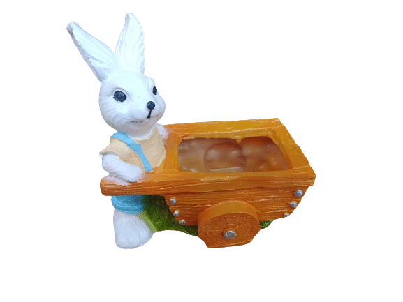 Rabbit with Cart Planter - Pot