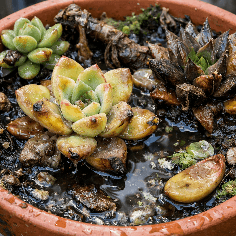 Overwatering Your Succulents