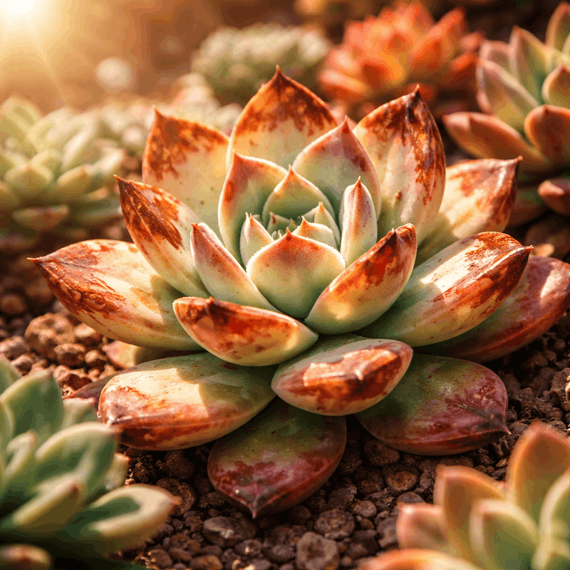 Exposing Succulents to Harsh Afternoon Sun